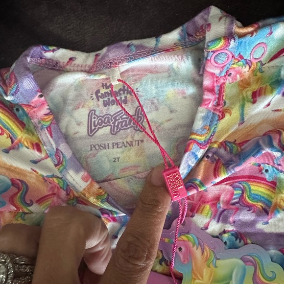 Posh Peanut Markie Magic Ruffled Capsleeve Basic Bodysuit - Picture 2 of 5